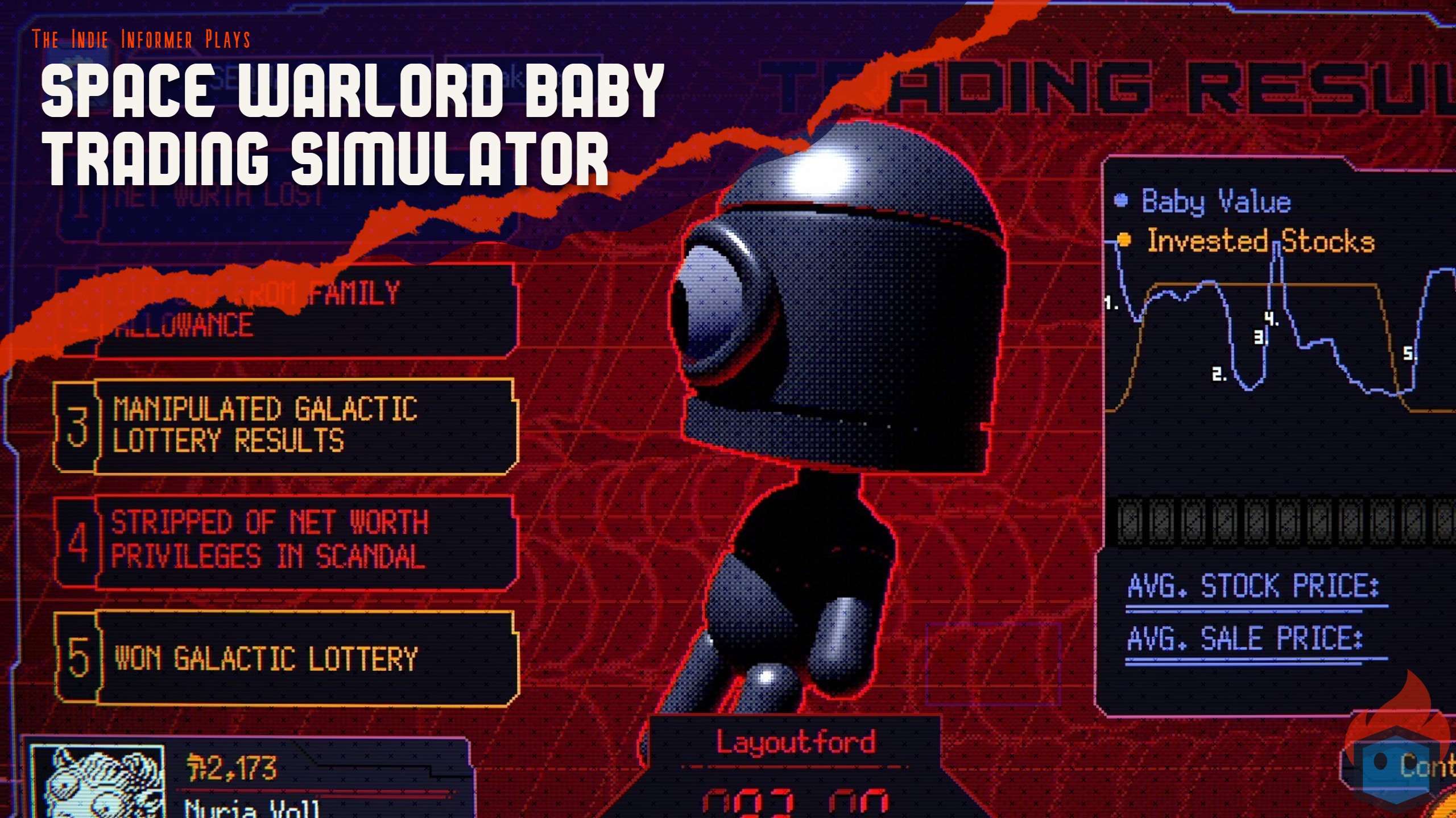 The Indie Informer Plays Space Warlord Baby Trading Simulator
